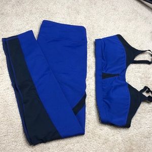 Fabletics leggings and sports bra